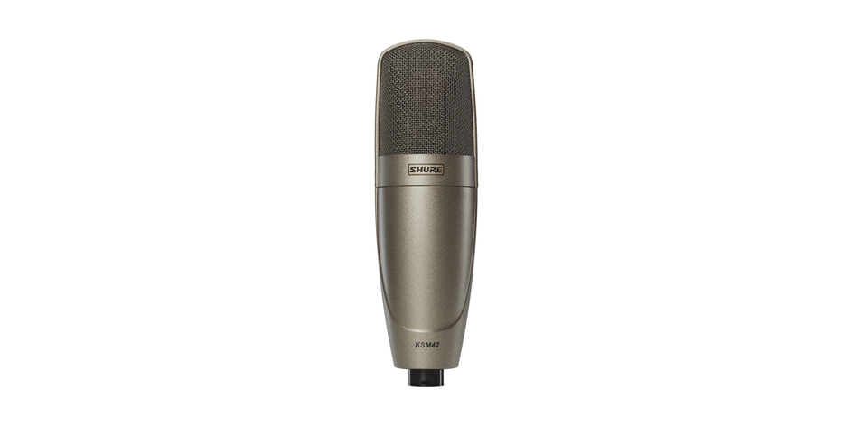 Shure general KSM42/SG Micrófono vocal con el diafragma el doble de grande. cardioide